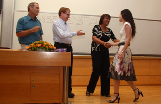טקס חלוקת תארי מסטר במדעי המחשב, 2009