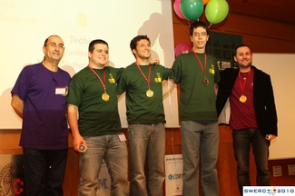 מדליית זהב לנבחרת הפקולטה למדעי המחשב בתחרות התכנות העולמית 2010
