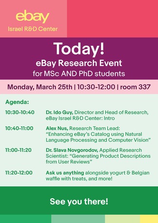 eBay Research Event at CS 