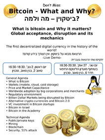 Haifux Club: Bitcoin - What and Why