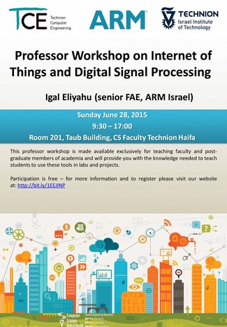TCE EVENT: Professor Workshop on Internet of Things and Digital Signal Processing - POSTPONED!