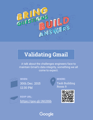 הרצאה טכנית על Validating Gmail