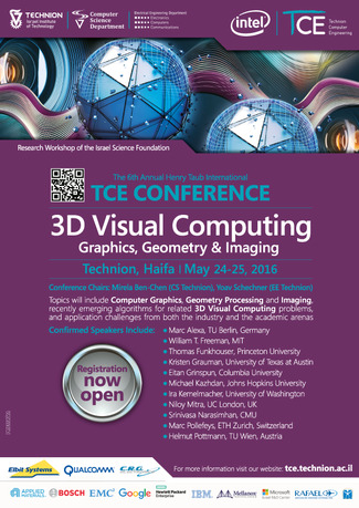 The 6th Annual International TCE Conference on 3D Visual Computing: Graphics, Geometry and Everything in Between. 

