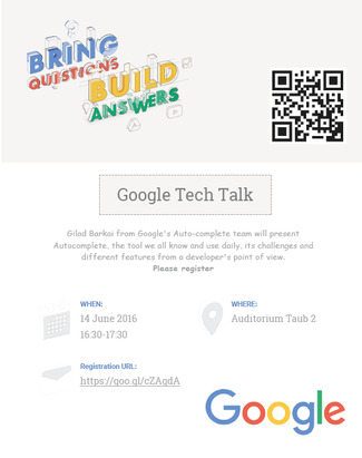 Google TECH TALK at CS