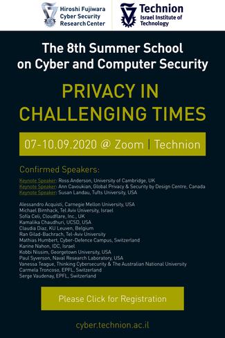 The 8th Summer School on Cyber and Computer Security 