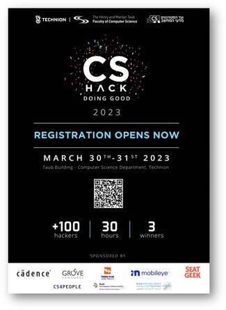 האקתון מדעי המחשב CS Hackathon - Doing Good - 2023