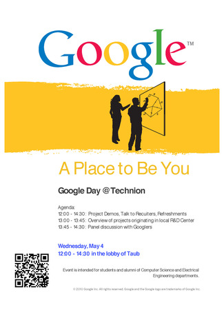 Google Day in CS Technion