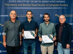 Dr. Yonatan Belinkov and Dr. Yaniv Romano - Winners of the 2024 Henry Taub Prize